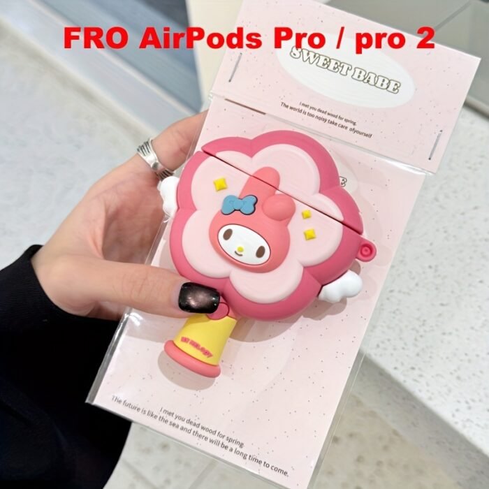 Sanrio Cute Fairy Style Earphone Case, Multiple Styles Available for Pro 2nd Generation, Apple 3rd Generation, and 4th Generation Wireless Wireless Headphones - Image 20