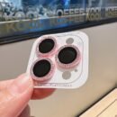Shiny Diamond iPhone 16 15 14 13 12 11 Pro Max Camera Lens Protector, Protective Case