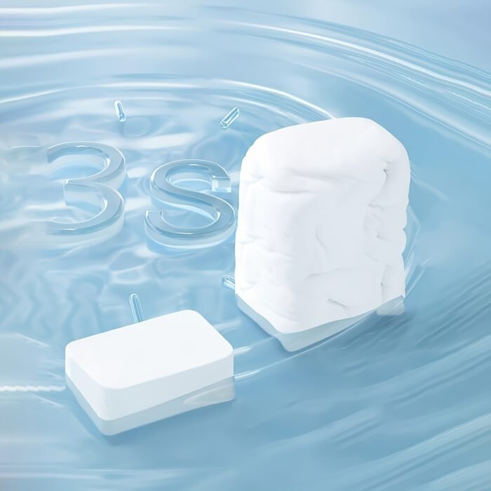 28pcs Portable Compressed Towels - Thick, Quick-Dry, Dual-Use Wet and Dry, Ideal for Travel, Home, and Outdoor Use - Convenient Carry Design, White - Image 8