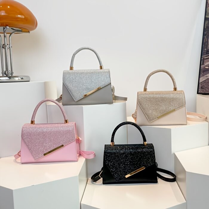 Small niche design lightweight crossbody bag, new fashionable versatile evening shoulder bag—stylish design with adjustable strap and magnetic closure. Available in 4 colors to choose from, perfect for work commutes, dinner parties, dates, daily wear, or photo shoots - Image 5