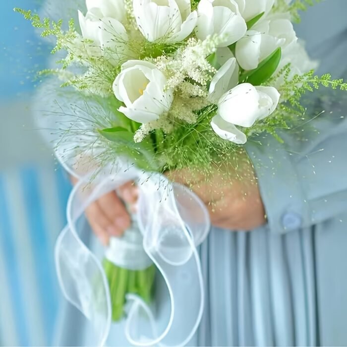 9.14 meter Sheer Chiffon Ribbon - Elegant Organza Satin for Gift Wrapping, Cake Decorating, Bouquets, Wedding Crafts & DIY Projects - Available in Gray, White, Pink, Red, Green, Golden, Black, Festive Decorating | Flowing Texture Ribbon | Organza Satin Ribbon - Image 11