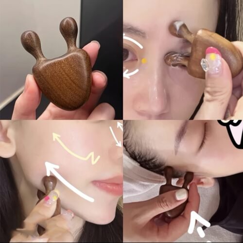 Agarwood Nose Massager Facial Eye Gua Sha Stick