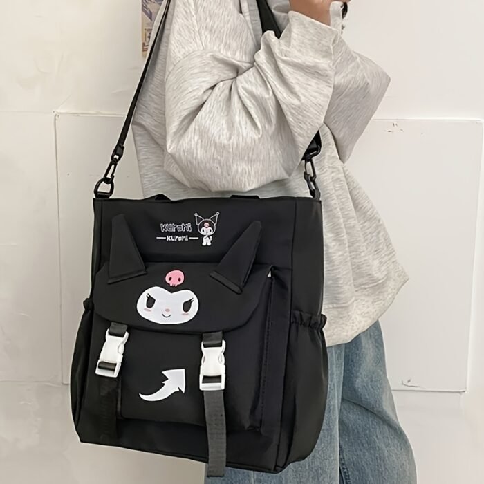 Sanrio cartoon cute shoulder bag, crossbody tote bag,, high, college students' class tutoring bag, bag, handbag, Valentine's Day gift - Image 13