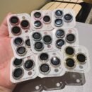 Shiny Diamond iPhone 16 15 14 13 12 11 Pro Max Camera Lens Protector, Protective Case