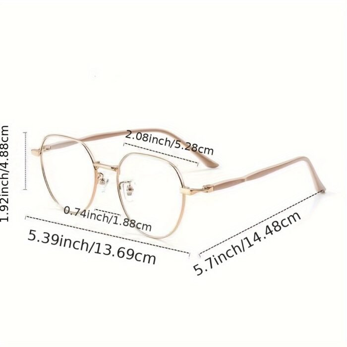 Women's Ultra-Light Blue Light Blocking Glasses - Stylish Oval Frame, Slimming Effect, PC Lenses, Acetate Material, Perfect for Everyday Use & Street Style, Street Style Glasses | Oval Frame Glasses | Acetate Fiberglass - Image 8
