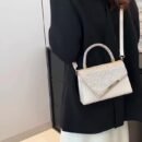 Small niche design lightweight crossbody bag, new fashionable versatile evening shoulder bag—stylish design with adjustable strap and magnetic closure. Available in 4 colors to choose from, perfect for work commutes, dinner parties, dates, daily wear, or photo shoots