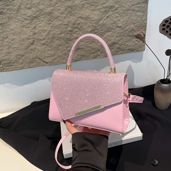 Small niche design lightweight crossbody bag, new fashionable versatile evening shoulder bag—stylish design with adjustable strap and magnetic closure. Available in 4 colors to choose from, perfect for work commutes, dinner parties, dates, daily wear, or photo shoots - Image 3