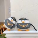 Cartoon Duck Compatible with AirPods 4 Split Case, AirPods Pro 2 Soft Shell New Model AirPods 3rd Generation Earphone Cover Cute