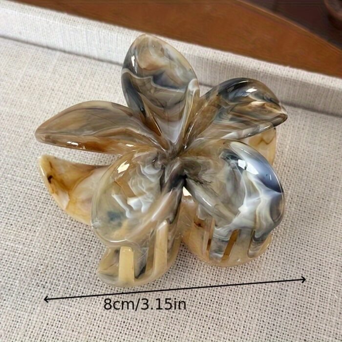 3pcs Summer Fresh Flower Hair Clips Sweet Grass Polka Shark Clip Women'S Party Back Headband Accessories - Image 5