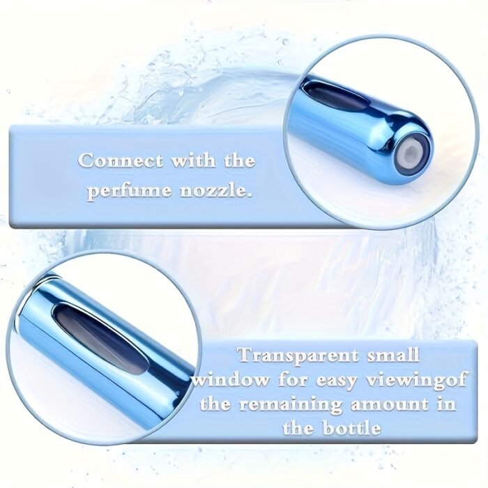 4pcs Portable 0.17oz Perfume Atomizer - Leak-Proof, Ideal for Travel, Refillable Design, Suitable for Perfume, Oil, Cologne, and Liquids, Metal Material, PVC Free, Perfume Atomizer - Image 6