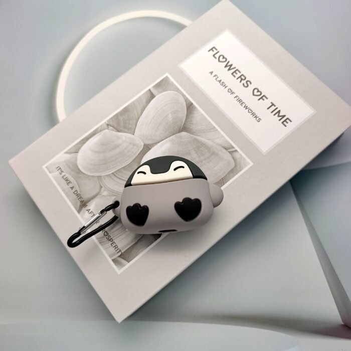 [Penguin Case] Silicone Penguin Protective Case | 1pc for Airpods 3/Pro, Dropproof Headphone Cover, Cute Animal Design, 1/2 Apple Compatible, Durable Protective Accessory - Image 21