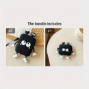 Cute Black Earphone Case For Airpods Pro Wireless Silicone Case