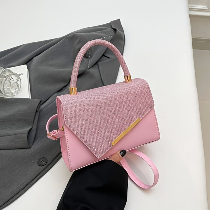 Small niche design lightweight crossbody bag, new fashionable versatile evening shoulder bag—stylish design with adjustable strap and magnetic closure. Available in 4 colors to choose from, perfect for work commutes, dinner parties, dates, daily wear, or photo shoots - Image 11