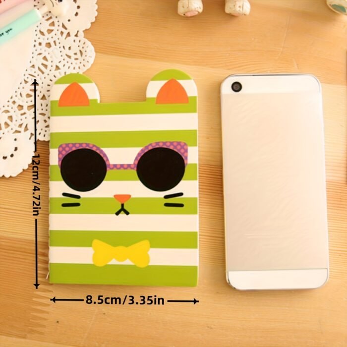 8pcs Cute Animal Pocket Notebooks - Mini Cartoon Softcover Journals with Colorful Designs, Kawaii Stationery Set for Office, School & Gifts, Notebooks And Journals - Image 5