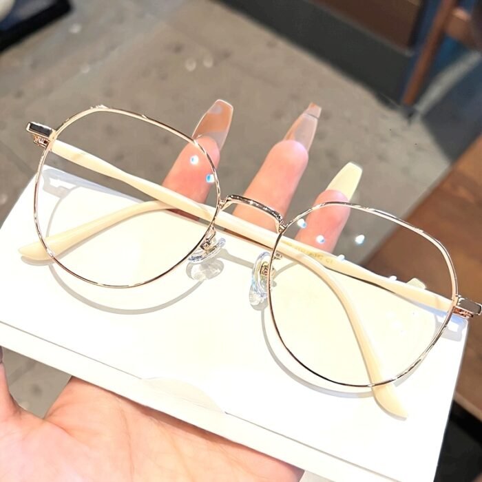 Women's Ultra-Light Blue Light Blocking Glasses - Stylish Oval Frame, Slimming Effect, PC Lenses, Acetate Material, Perfect for Everyday Use & Street Style, Street Style Glasses | Oval Frame Glasses | Acetate Fiberglass - Image 9