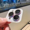 Shiny Diamond iPhone 16 15 14 13 12 11 Pro Max Camera Lens Protector, Protective Case