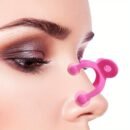 1pc Pink Nose Shaper & Lifter Clip for Women - Comfortable, Easy-to-Use Silicone Nose Corrector Beauty Tool, Non-Electric, Scent-Free