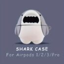 [Cute Shark] 3D cute cartoon shark shape soft silicone wireless earphone case | for Airpods 1/ 2/ 3/ Pro