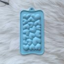 [Pink Heart Chocolate Mold] BPA-Free, 3D Love Design 1pc Pink Heart-Shaped Silicone Chocolate Mold | Ideal for Valentine's & Thanksgiving, DIY Candy Gifts & Cake Decorations