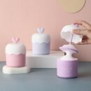 Phthalate-Free Bubble former Shampoo Foam Maker - 1pc Freestanding, Electricity-Free Handheld Bubble Cup for Face Washing - Magic Foam Dispenser