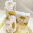 100 Sheets of Elegant Golden Ginkgo Leaf Design Tissue Paper, 50.8cm x 35.56cm Gift Wrapping Paper for Weddings, Valentine'S Day, Birthdays, Crafts, and Party Decorations - Ideal for Gift Bags and Party Favors, Gift Wrapping Paper | Elegant Gift Wrapping | Decorative Tissue Paper, Gift Wrapping Supplies