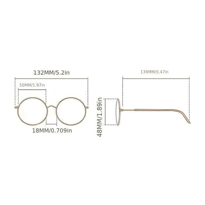 Chic Polygon Metal Frame Blue Light Blocking Glasses - Stylish Transparent Lens Eyewear for Women, Rose Golden Accents, Full-Rim Design, Perfect for Casual Outfits - Image 9