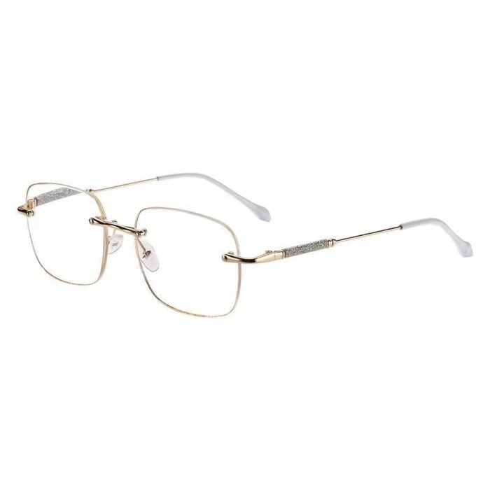 A Pair Of Frameless Transparent Lenses For Women, With A Sparkling Galaxy Frame - Image 8