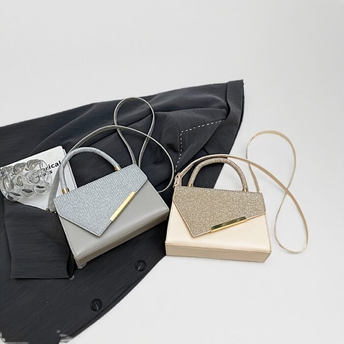 Small niche design lightweight crossbody bag, new fashionable versatile evening shoulder bag—stylish design with adjustable strap and magnetic closure. Available in 4 colors to choose from, perfect for work commutes, dinner parties, dates, daily wear, or photo shoots - Image 18