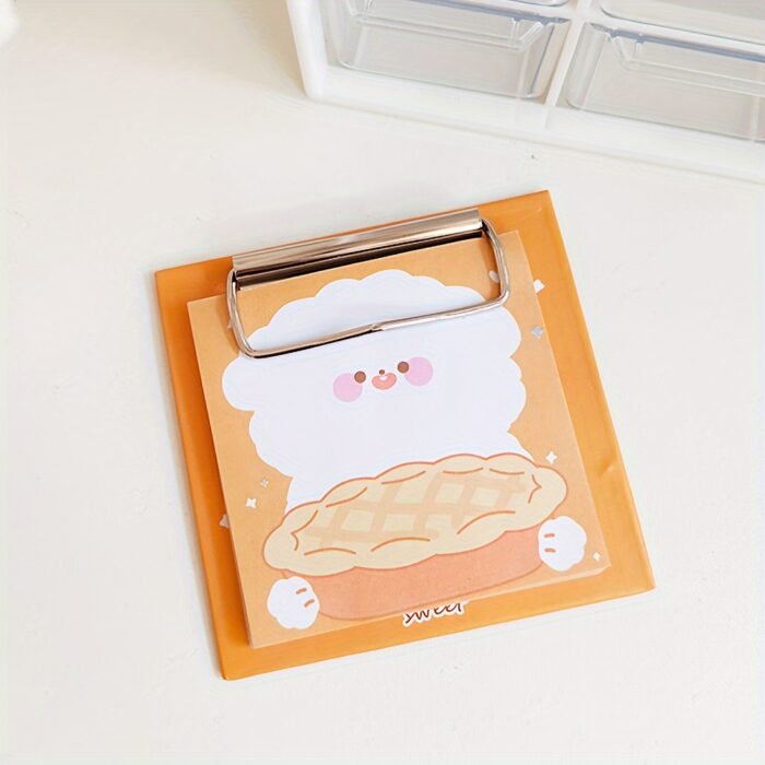 [30 Cute Cartoon Clipboard Notepads] 1pc of 30 Cute Cartoon Clipboard Notepads, Animal Pattern Notepads, Message Papers, Memo Notes, Perfect for School, Office and Home Use - Image 12