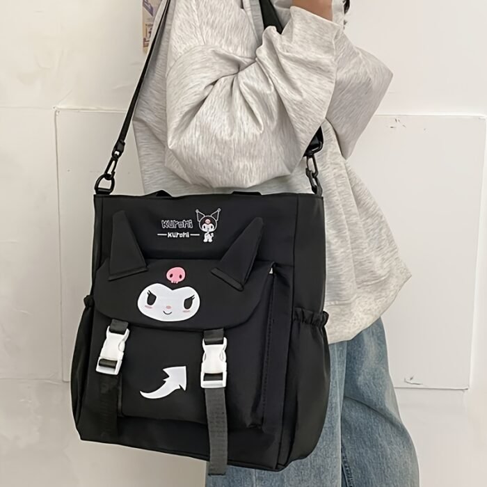Sanrio cartoon cute shoulder bag, crossbody tote bag,, high, college students' class tutoring bag, bag, handbag, Valentine's Day gift - Image 10