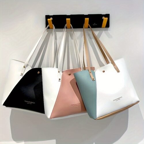 1 Fashionable Versatile Tote Bag - Bohemian Style Handbag, PU Material - Extra Large Capacity, Suitable for Outdoor, Travel and Shopping Multi-Functional Shoulder Backpack