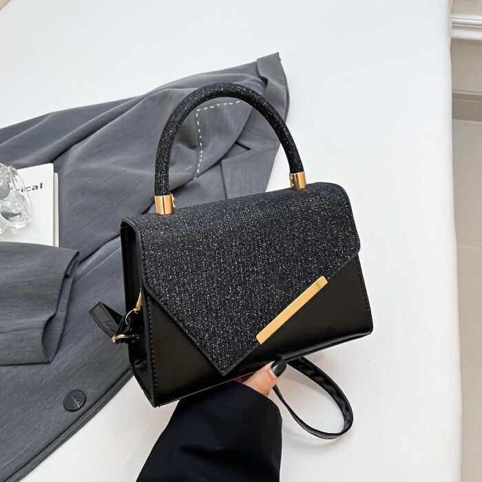 Small niche design lightweight crossbody bag, new fashionable versatile evening shoulder bag—stylish design with adjustable strap and magnetic closure. Available in 4 colors to choose from, perfect for work commutes, dinner parties, dates, daily wear, or photo shoots - Image 10