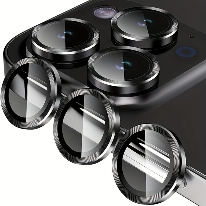 1 Set Camera Protector for iPhone 16 Pro Max, 15 Plus, 14, 13, 12, 11, 15 Pro, 15 Plus, 14 Pro - Durable Tempered Glass, Scratch-Resistant, Easy to Install, Protects Lens from Harm, Accident, and Damag - Image 6