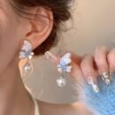 Elegant Butterfly Earrings for Women - Small, Crowd-Standing Ear Ornaments