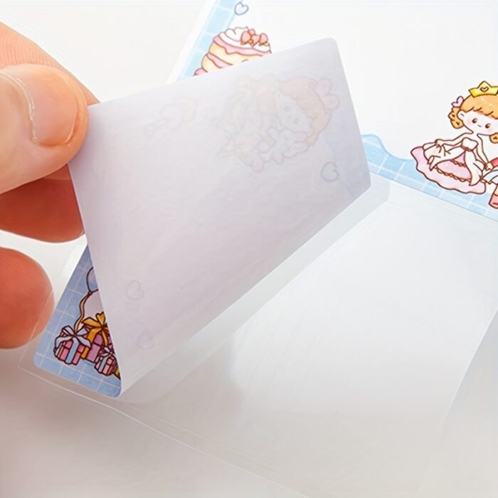 70sheets Boxed Cute Cartoon Girl Series Pull-Out Sticky Notes School Office Tearable Note Paper Set - Image 11