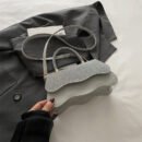 Women's Casual Crossbody Bag - Retro Glitter Synthetic Leather Small Square Purse with Adjustable Strap & Magnetic Closure, Khaki/Mixed/Black/Pink, Versatile for Everyday & Special Occasions, Crossbody Purse, Fashion Accessory, Chic Handbag, Durable Material, Compact Handbag, Stylish Women
