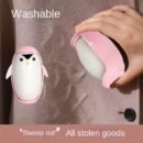 Cute Penguin Lint Roller - Portable, Washable Fabric Debris Remover for Clothes & Home, Easy to Use, No Electricity Needed, Home Cleaning Essentials | Playful Design | Easy Grip Handle, Lint Roller for Clothes