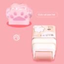 1pc Cat Paw Cute Roller Eraser Girl Pencil Eraser Rubber Cartoon Pen Eraser Supplies Prizes Office Eraser Gift giving