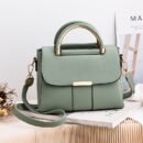Women's Casual Chic Convertible Shoulder Bag - Premium with Detachable Adjustable Strap, Golden-Tone Accents & Zipper Closure, Solid Color Versatile Handbag for Travel, Shopping, Parties, Ladies Bag, Party Accessory, Goldtone Hardware, Shopping Tote, Minimalist Style, Durable Material, Crossbody Purse, Working Professionals