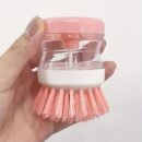 [Press Out Liquid] Handheld Cleaning Brush | 1pc | Multifunctional Cleaning Brush, Cleaning Supplies, Cleaning Tool, Kitchen Dishwashing Brush, Pot Washing Brush