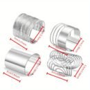 4pcs Set of Chic Geometric Hollow Cuff Bracelet for Women - Vintage Sexy Style, Perfect for Parties and Festivals, Exaggerated Metal Bracelet