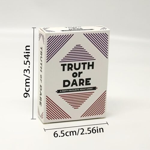 Truth or Dare: Ultimate Party Card Game for Adults – Fun Conversation Starter, Brain-Boosting & Exciting Tabletop Adventure, Perfect Holiday Gift for Parties & Social Gatherings, Party Games for Grown Ups