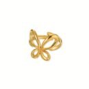 Elegant 18K Golden Plated Butterfly Ring - Minimalist Stainless Steel Design for Women, Perfect Gift for Birthdays & Special Occasions, Everyday Jewelry|Butterfly Motif|Durable Jewelry