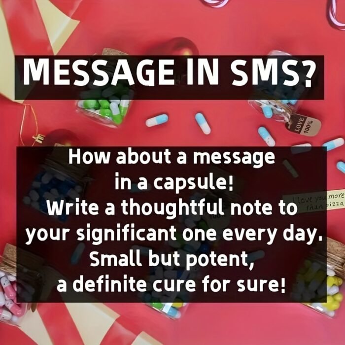 50pcs, Love Letter Capsules, Mini Message Pills With Wishes, Glass And Paper Material, Romantic Gift For Lovers, Christmas Present, Long Distance Relationship Surprise, Birthday Confession, 0.94 X 0.31 Inches - Image 13