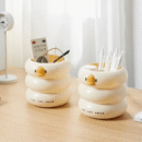 1pc Cute Duck Cartoon Pen Holder – Stylish and Portable Desk Organizer for Pens, Pencils, Markers & More, Lightweight Plastic Design with Adorable Duck Face, Perfect for Students and Office Use