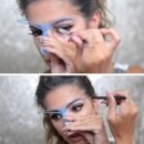 Low Allergenic 8-Piece Eyebrow Stencil Set - Silicone Brushes, ABS Plastic Handles - Perfect for All Skin Types
