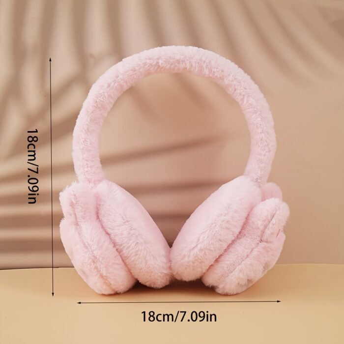 Korean version of autumn and winter plush warm ear cover, plush cute cartoon kitten ear cover to protect ears from cold - Image 8