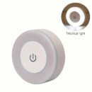 [Touch LED Light] USB Rechargeable Touch-Activated LED Wall Light | Adjustable Color Temperature, Warm Yellow Light, Ideal for Bedroom, Living Room, Study, Indoor Lighting, Modern Decor Light