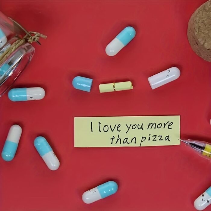 50pcs, Love Letter Capsules, Mini Message Pills With Wishes, Glass And Paper Material, Romantic Gift For Lovers, Christmas Present, Long Distance Relationship Surprise, Birthday Confession, 0.94 X 0.31 Inches - Image 11