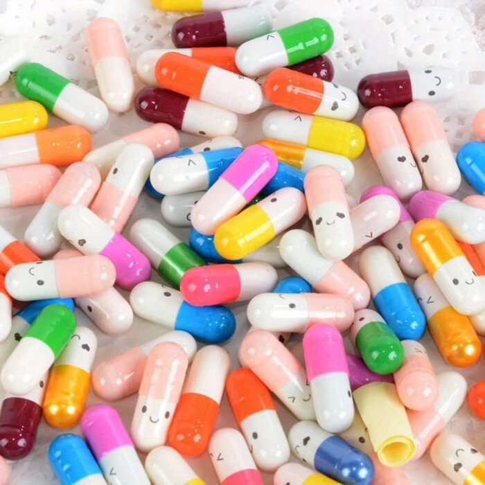 50pcs, Love Letter Capsules, Mini Message Pills With Wishes, Glass And Paper Material, Romantic Gift For Lovers, Christmas Present, Long Distance Relationship Surprise, Birthday Confession, 0.94 X 0.31 Inches - Image 7